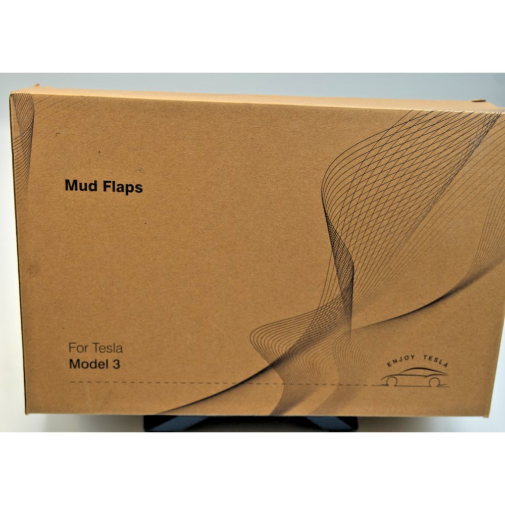 Mud Flaps for Tesla Model 3 (2021–2023) – 4pc Black‎ Splash Guards Set, New